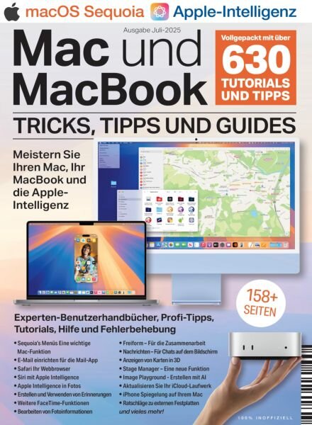 Mac und MacBook Tricks Tipps und Guides – Juli 2025 Cover