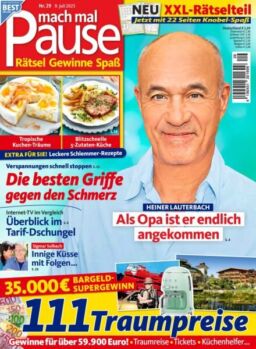 Mach mal Pause – 8 Juli 2025