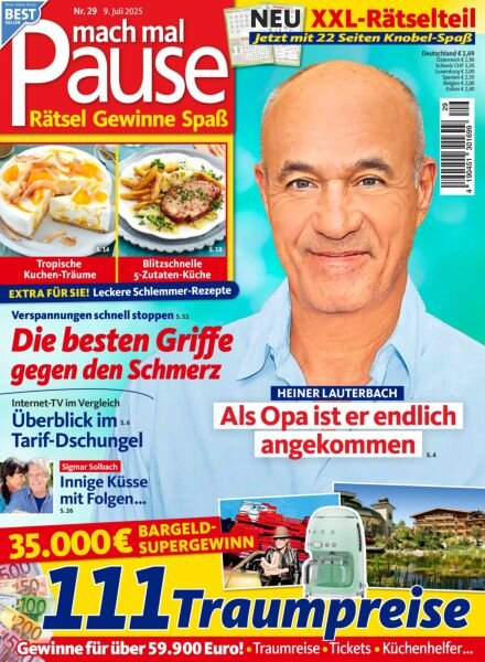 Mach mal Pause – 8 Juli 2025 Cover