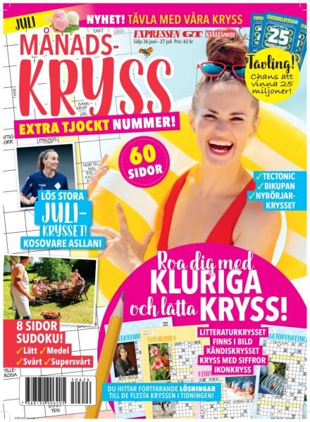 Manads-Kryss – Juni 2025 Cover