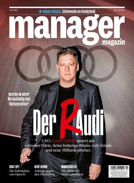 Manager Magazin – Juli 2025 Cover