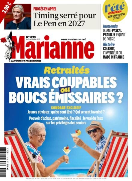 Marianne – 17 Juillet 2025 Cover