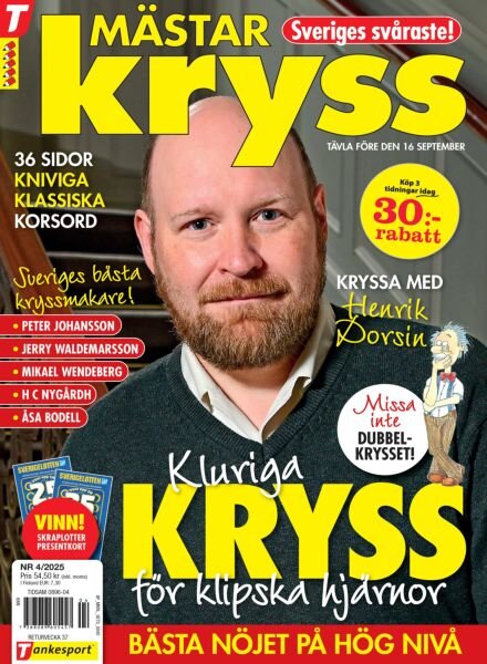 Mastarkryss – Juli 2025 Cover