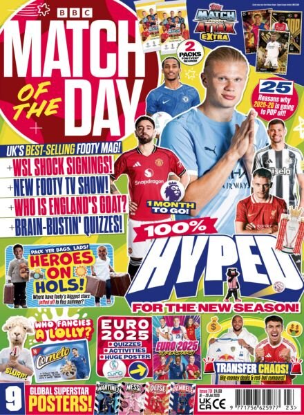 Match of the Day – 16 July 2025 Cover