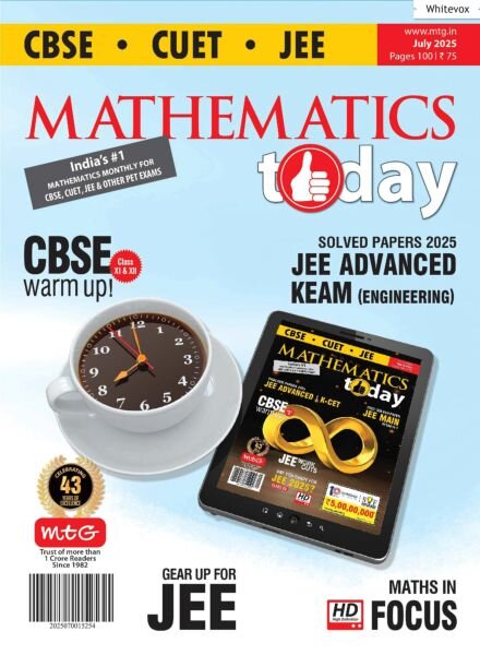 Mathematics Today – July 2025 Cover