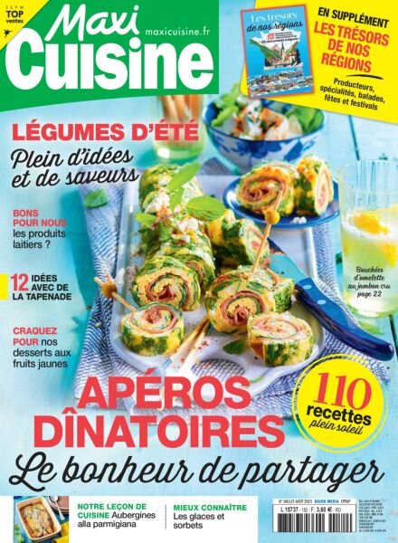 Maxi Cuisine – Juillet-Aout 2025 Cover