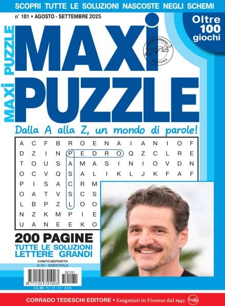 Maxi Puzzle – Agosto-Settembre 2025 Cover