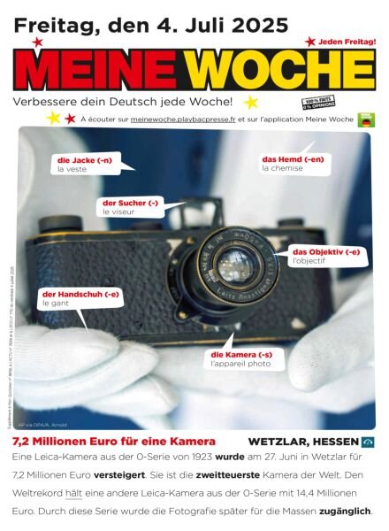 Meine Woche – 3 Juli 2025 Cover