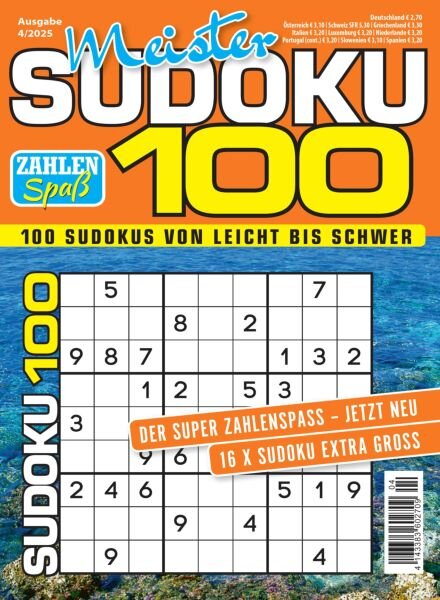Meister Sudoku – 12 Juli 2025 Cover