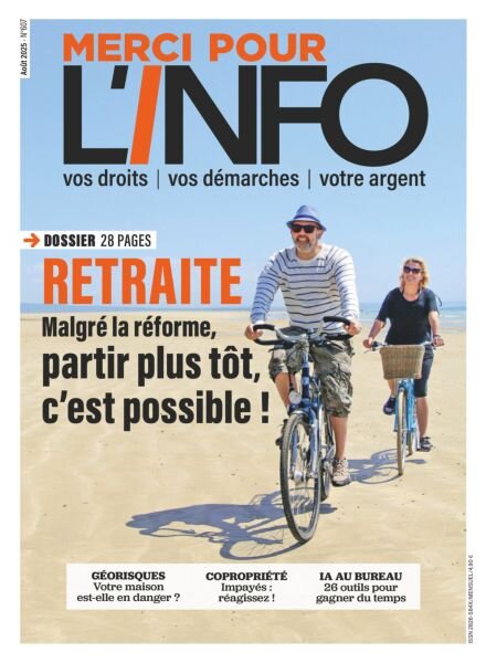 Merci Pour L’info – Aout 2025 Cover