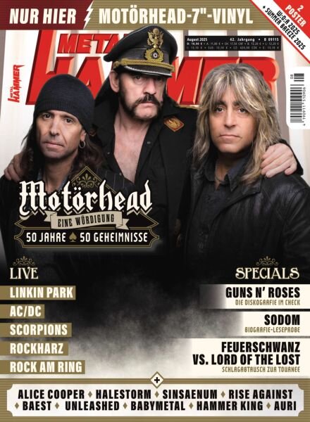 Metal Hammer Germany – August 2025 Cover