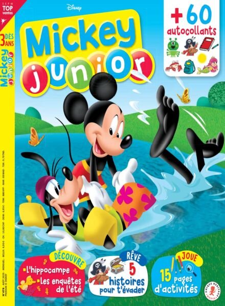Mickey Junior – Aout 2025 Cover
