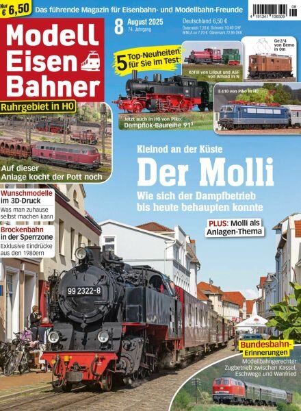 ModellEisenBahner – August 2025 Cover
