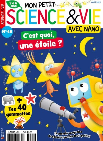 Mon Petit Science & Vie avec Nano – Aout 2025 Cover