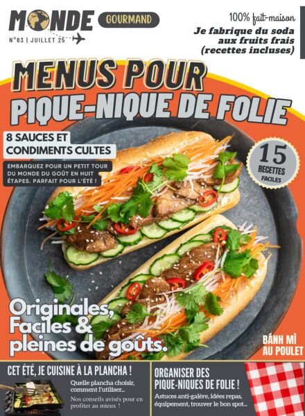 Monde Gourmand – Juillet 2025 Cover