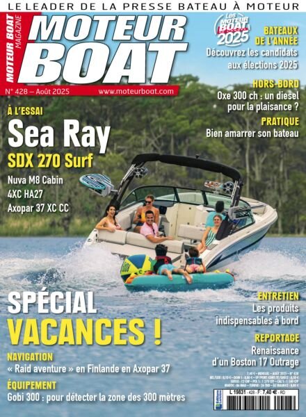 Moteur Boat – Aout 2025 Cover