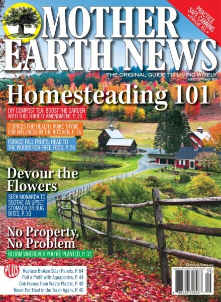 Mother Earth News – August – September 2025 Cover