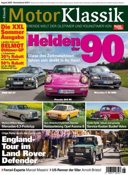 Motor Klassik – August 2025 Cover
