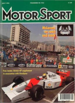 Motor Sport Magazine – July 1992