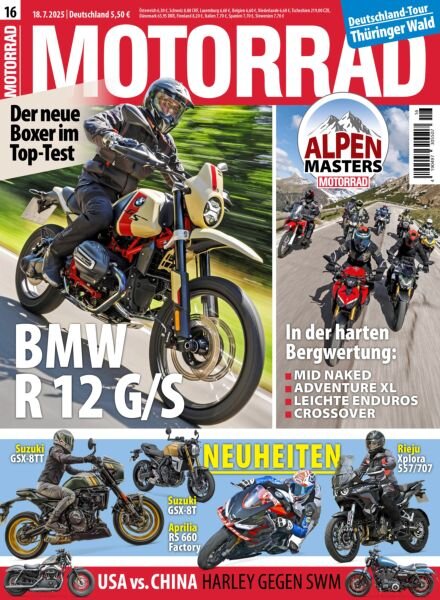Motorrad – 17 Juli 2025 Cover