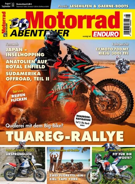 Motorrad Abenteuer – August-September 2025 Cover