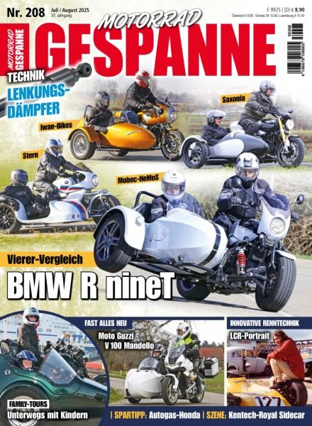 Motorrad Gespanne – Juli-August 2025 Cover