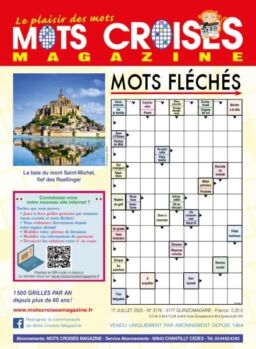 Mots Croises Magazine – 17 Juillet 2025