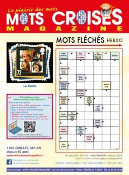 Mots Croises Magazine – 26 Juin 2025