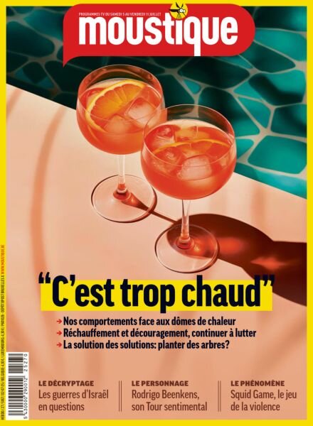 Moustique Magazine – 2 Juillet 2025 Cover
