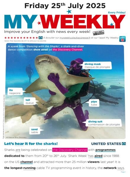 My Weekly fr – 25 Juillet 2025 Cover