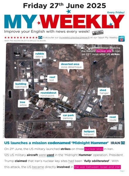 My Weekly fr – 27 Juin 2025 Cover