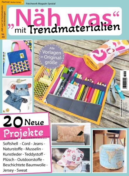 Nah was mit Trendmaterialien – Juli 2025 Cover