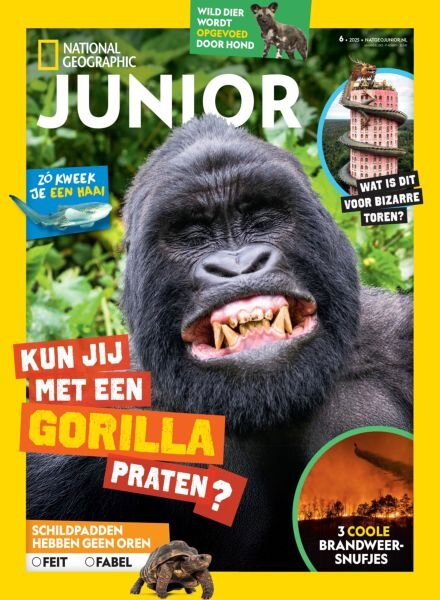 National Geographic Junior Nederland – Juli 2025 Cover