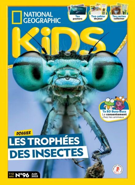 National Geographic Kids France – Aout 2025 Cover