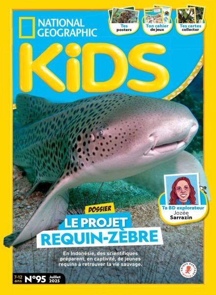 National Geographic Kids France – Juillet 2025 Cover