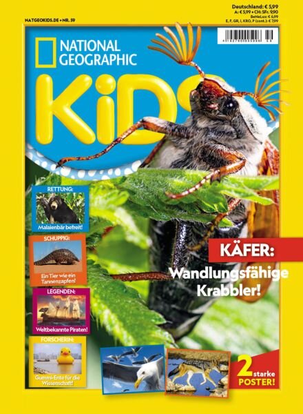 National Geographic KiDS Germany – Juli 2025 Cover