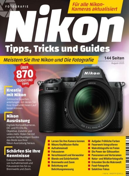 Nikon Das essentielle Handbuch – August 2025 Cover