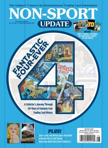 Non-Sport Update – August-September 2025 Cover