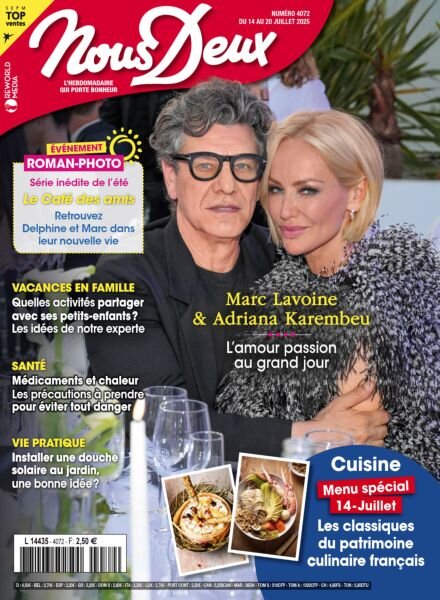 Nous Deux – 14 Juillet 2025 Cover