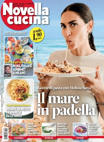 Novella Cucina – Luglio-Agosto 2025 Cover
