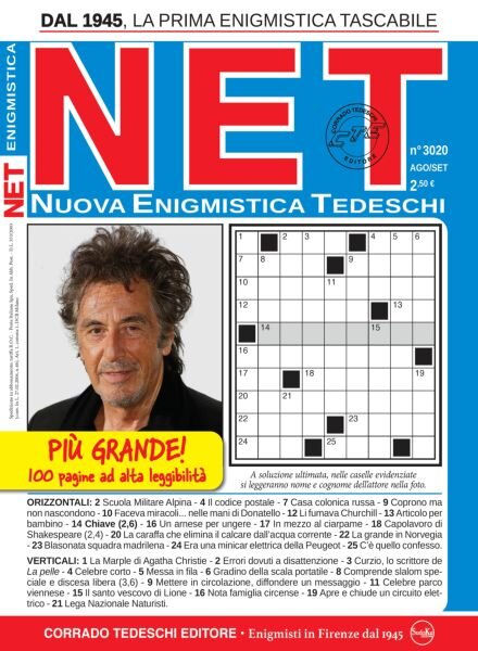 Nuova Enigmistica Tascabile – Agosto-Settembre 2025 Cover