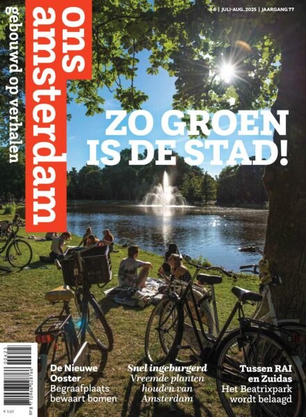 Ons Amsterdam – Juli-Augustus 2025 Cover