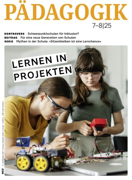Padagogik – Juli-August 2025 Cover