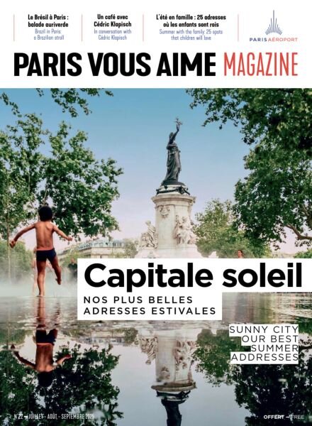 Paris Vous Aime Magazine – Juillet-Septembre 2025 Cover