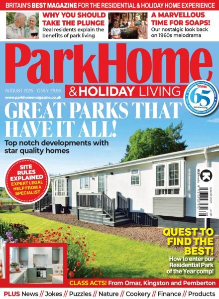 Park Home & Holiday Living – August 2025 Cover
