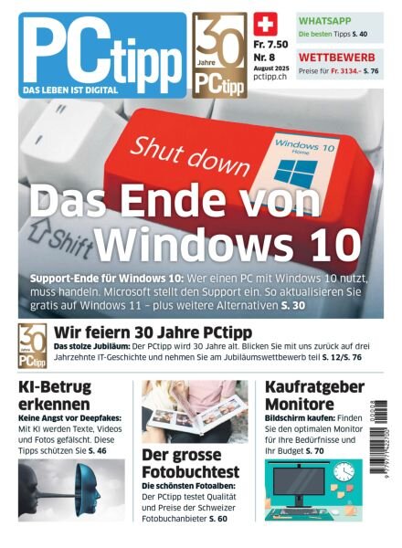 PCtipp – August 2025 Cover