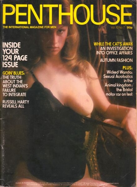 Penthouse UK – Vol 10 N 7 September 1975 Cover