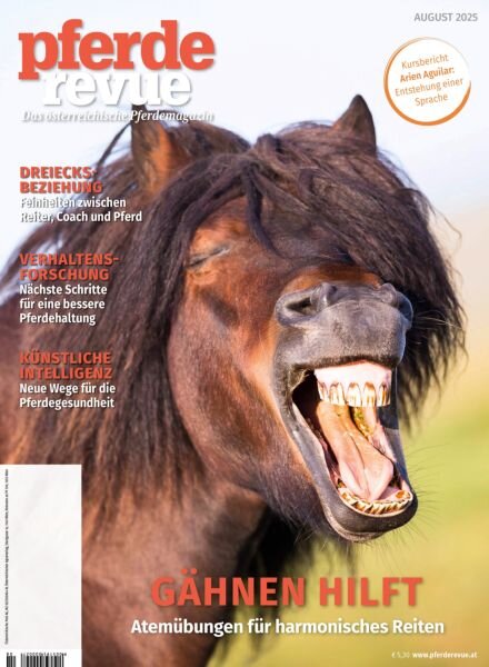 Pferderevue – August 2025 Cover