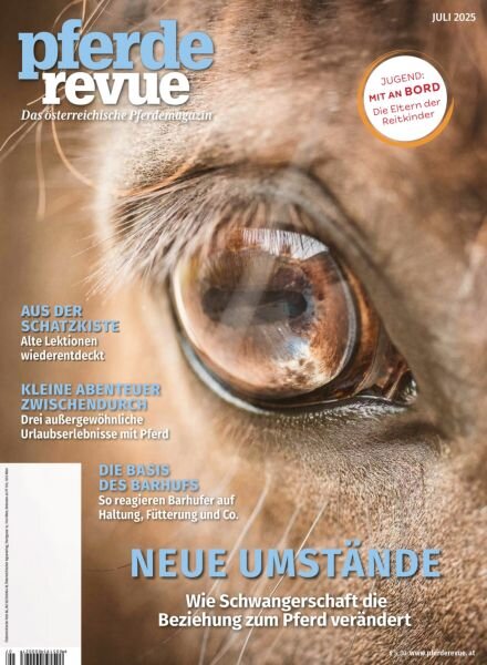 Pferderevue – Juli 2025 Cover