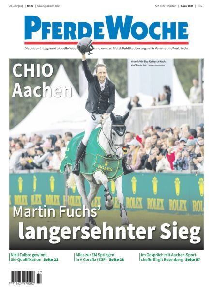 PferdeWoche – 9 Juli 2025 Cover